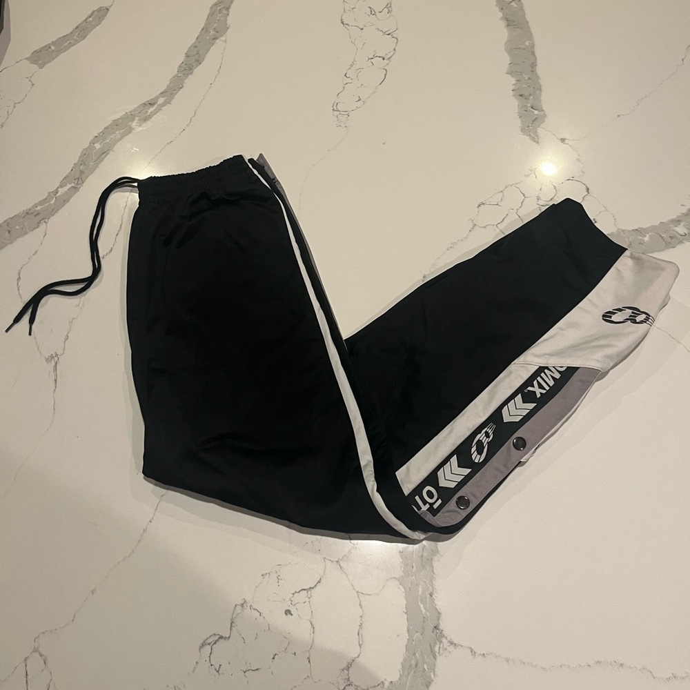 OTOMIX Mens Baggy Pants Weightlifting Gym Pull Away Windbreaker Pants Y2K